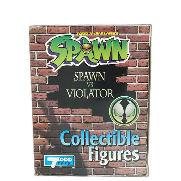 Vintage 1994 Todd Toys Limited Run Spawn vs Violator Numbered Box Set Figures - Picture 7 of 9